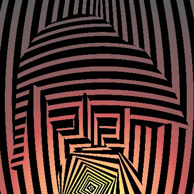Inspector Kitten Op Art for Online Blackjack advert